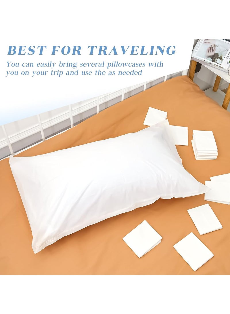 10 Pcs Travel Disposable Pillowcases Portable and Comfortable Pillow Covers Suitable for Medical Travel Hotel Bedroom Home - Image 4