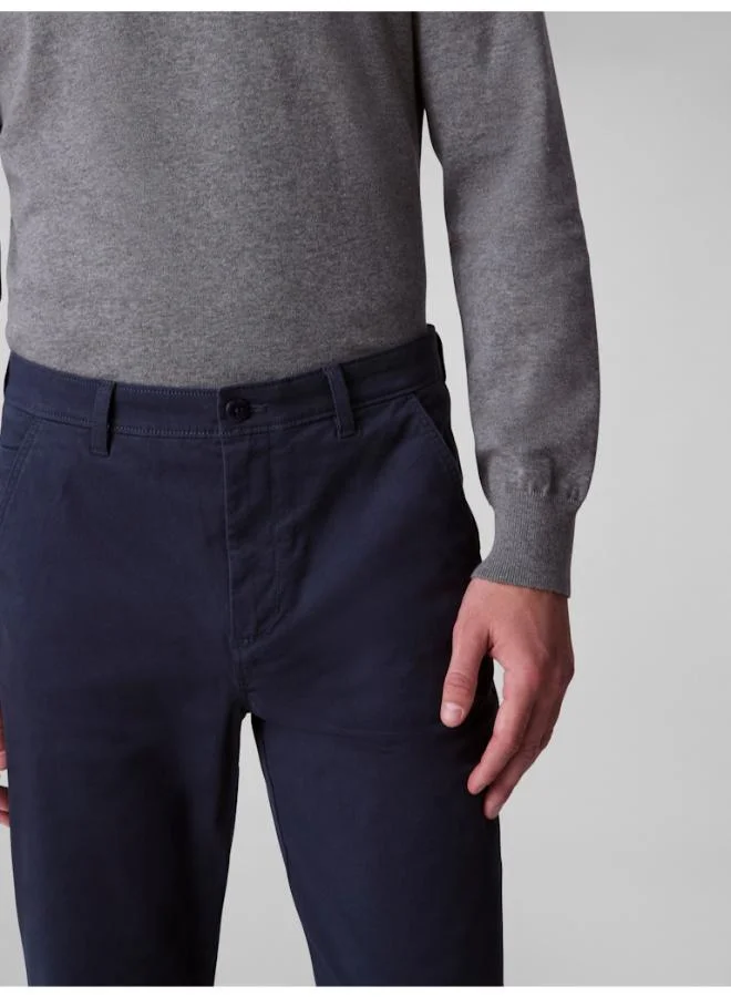Calvin Klein Jeans Slim Stretch Cotton Chino Trousers