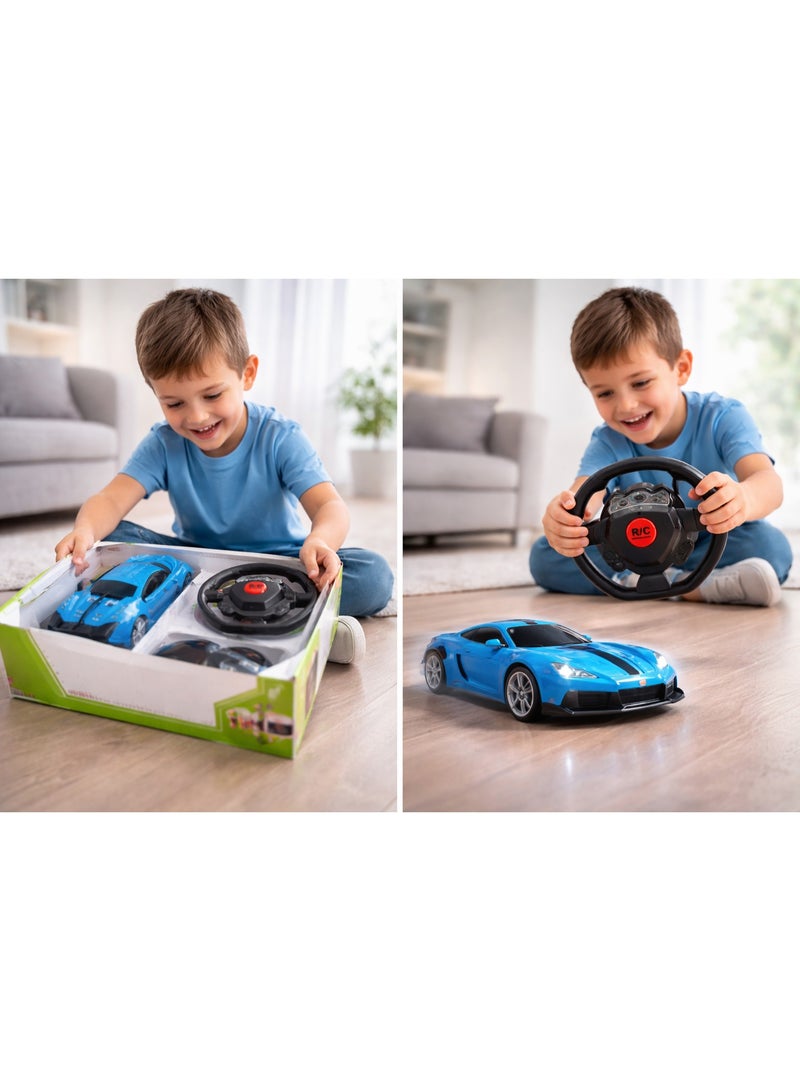 Boy's Remote Control Racing Toy Car [ Multi-Color ] - Image 1