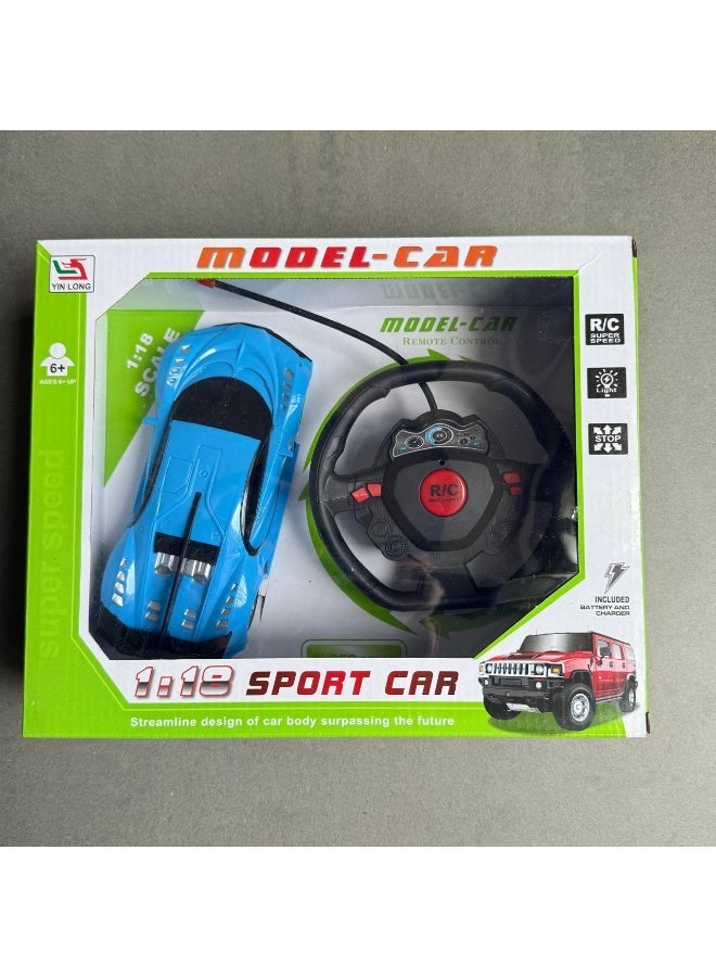 Boy's Remote Control Racing Toy Car [ Multi-Color ] - Image 4