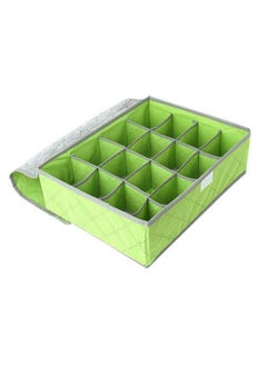 YUXANA YUXANA 24 Slots Bamboo Charcoal Storage Box Case Folding Wardrobe Drawer for Socks and Underwear  - Image 2
