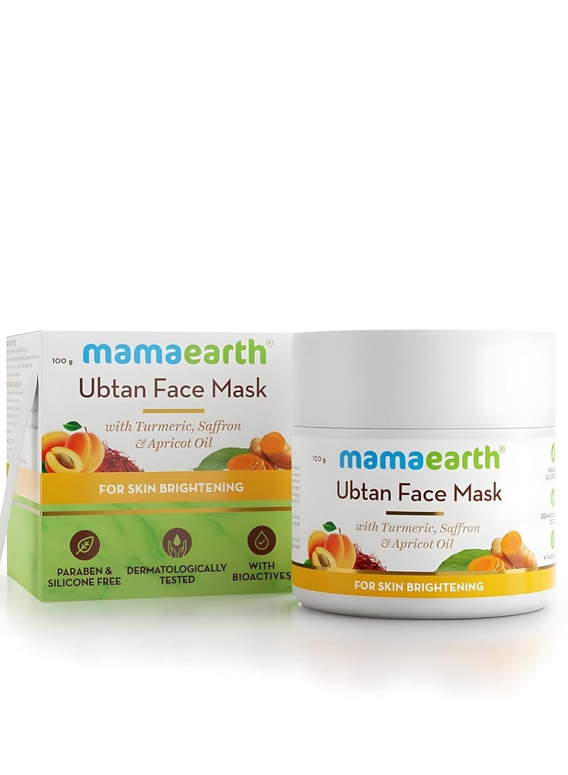 Mamaearth Ubtan Face Pack Mask 100ml - Image 1