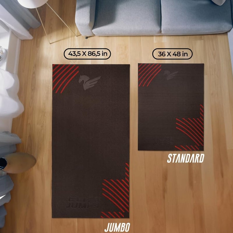 EliteSRS Elite Jumps Premium Jump Rope Mat- Large Format Indoor/Outdoor Non Slip Mat - Home Workout Exercise Mat -Suitable for All Surfaces - Standard - Image 3