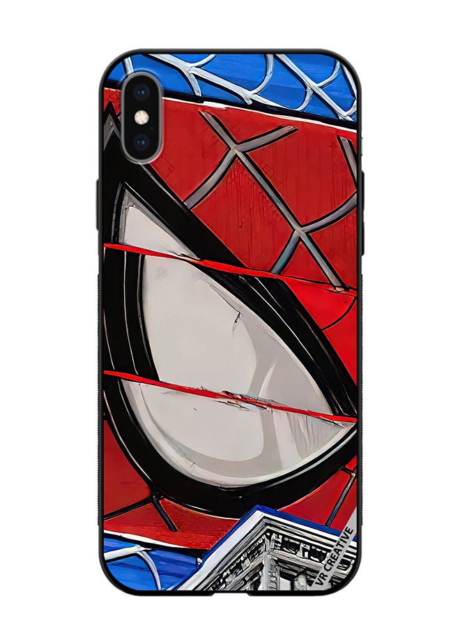 VR CREATIVE Protective Case Cover For Apple iPhone XS Max Spiderman Design Multicolour - Image 1