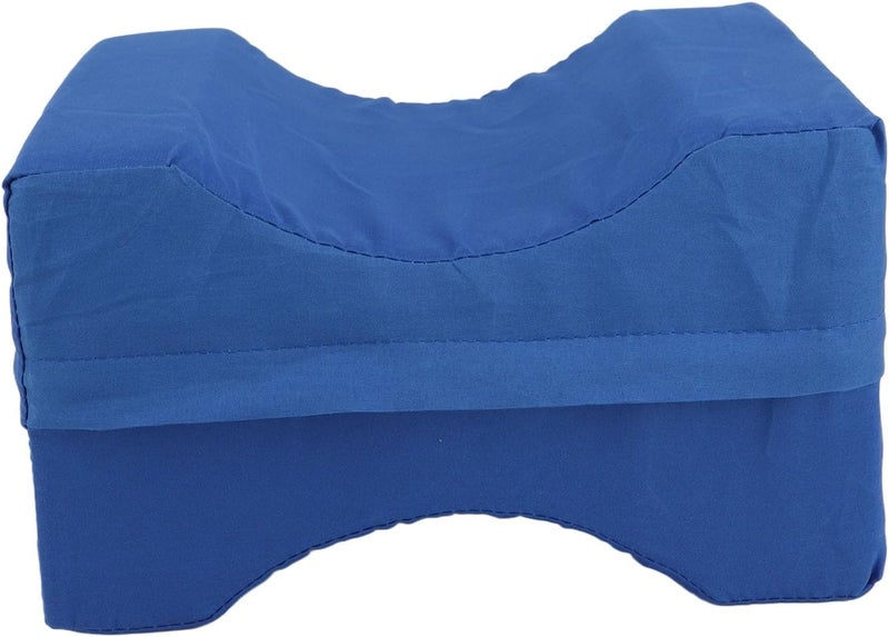 Knee Pillow for Side Sleepers Sponge Leg Positioner Knee Wedge Pillow with Detachable Cover for Hip Joint Lower Back Pains Relief - Image 1