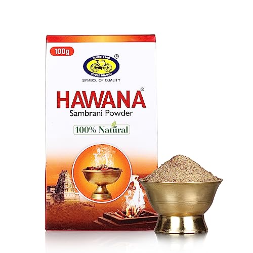 Cycle Pure Sambrani Powder Original for Pooja, 100 GM (Pack of 5) | Variants: Turmeric, Tulsi, Javadhu, Hawana, Karpura Sambrani Powder | Ideal for Daily Puja, Festive Occasions & Special Ceremonies - Image 4