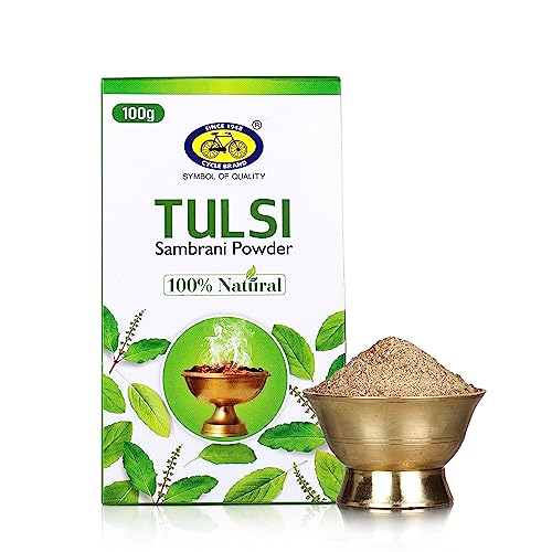 Cycle Pure Sambrani Powder Original for Pooja, 100 GM (Pack of 5) | Variants: Turmeric, Tulsi, Javadhu, Hawana, Karpura Sambrani Powder | Ideal for Daily Puja, Festive Occasions & Special Ceremonies - Image 3