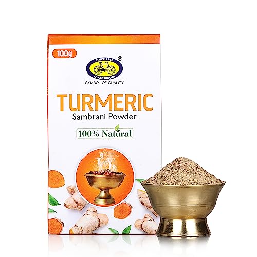 Cycle Pure Sambrani Powder Original for Pooja, 100 GM (Pack of 5) | Variants: Turmeric, Tulsi, Javadhu, Hawana, Karpura Sambrani Powder | Ideal for Daily Puja, Festive Occasions & Special Ceremonies - Image 2