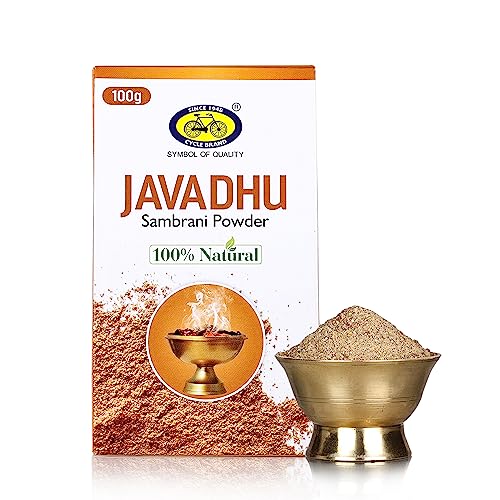 Cycle Pure Sambrani Powder Original for Pooja, 100 GM (Pack of 5) | Variants: Turmeric, Tulsi, Javadhu, Hawana, Karpura Sambrani Powder | Ideal for Daily Puja, Festive Occasions & Special Ceremonies - Image 5