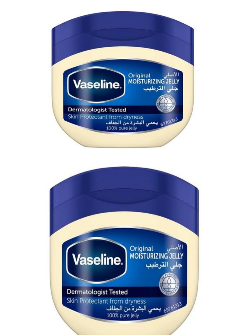 Vaseline Original Moisturizing Jelly 2*250ml  (pack of 2 )