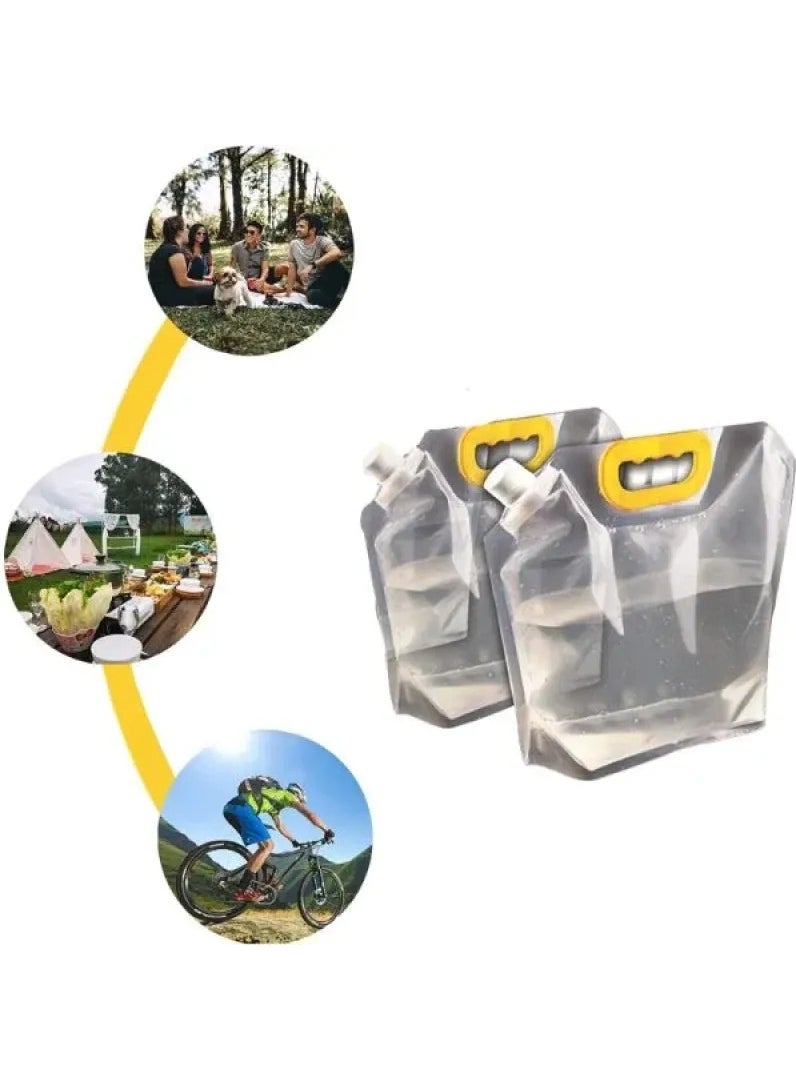 Cocoloco Home 2 Pieces Durable Plastic Drink Bag 2 Liters  - Image 1