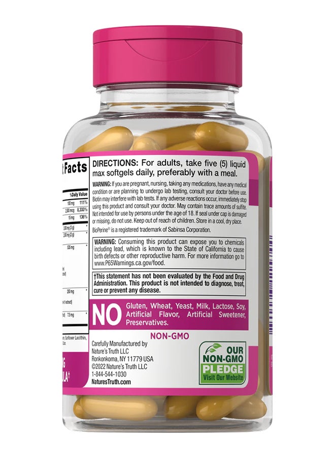 Nature's Truth - Therapeutic Grade Series Collagen Beauty, 100 Liquid Max Softgels - Image 1
