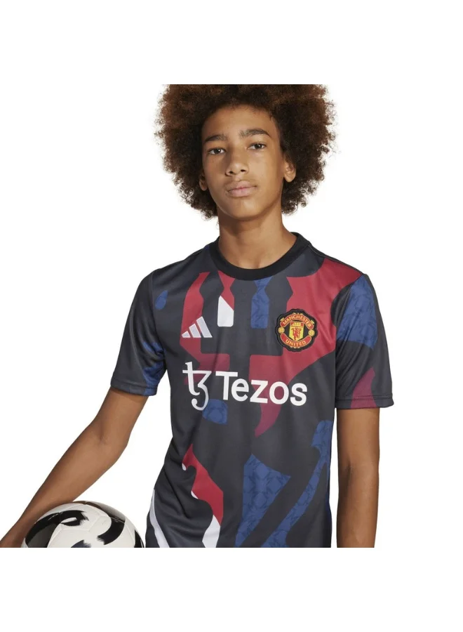 Adidas adidas manchester united 2024/2025 pre match kids men jersey