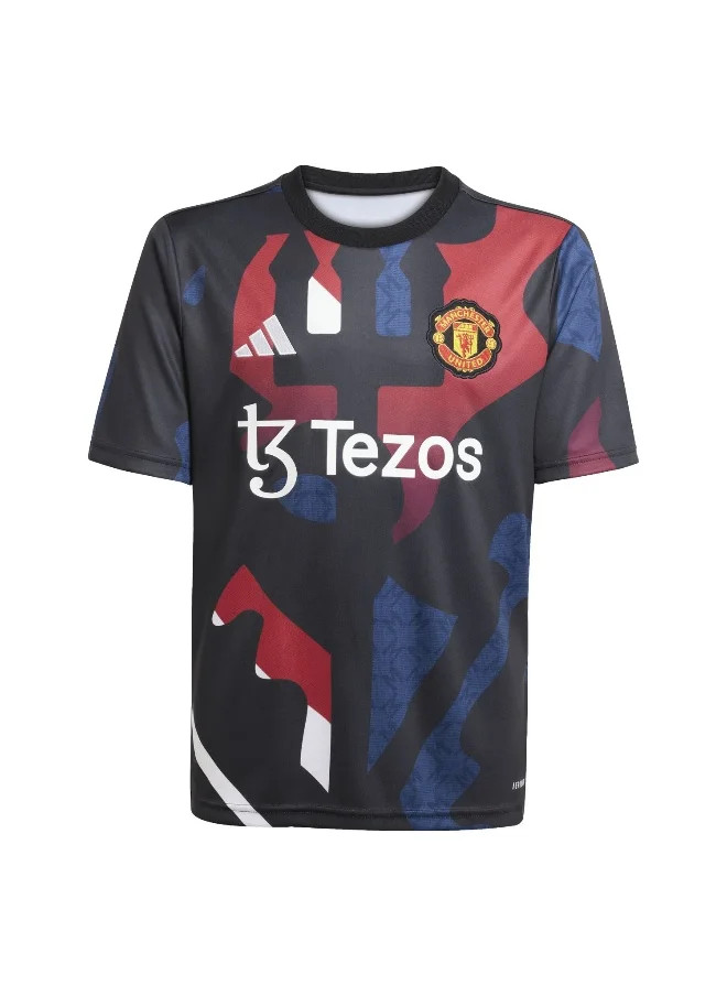 Adidas adidas manchester united 2024/2025 pre match kids men jersey