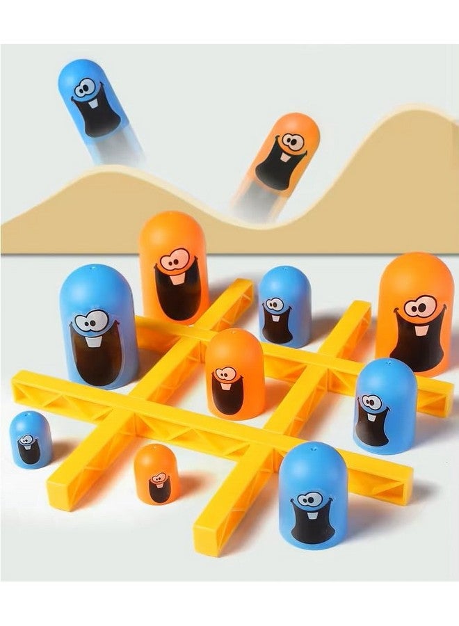 Goyal's Tic Tac Toe Gobble Stack Mind Challenging Strategy Game for Kids & Adults (Multi Color) - Image 1
