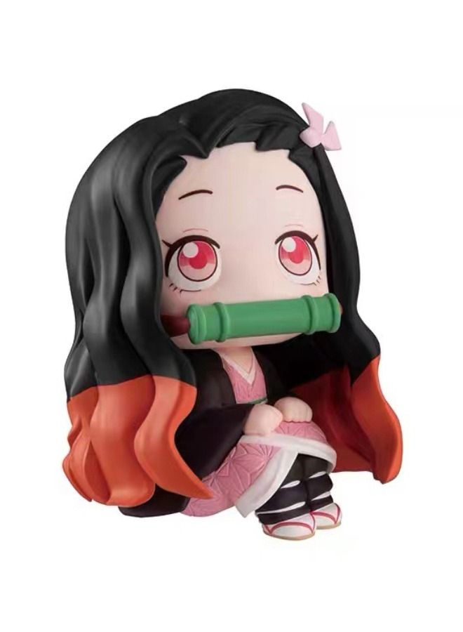 2-Piece Demon Slayer Statue Model Action Figure Toy Collection Set Suitable For Car And Table Decoration - Image 3