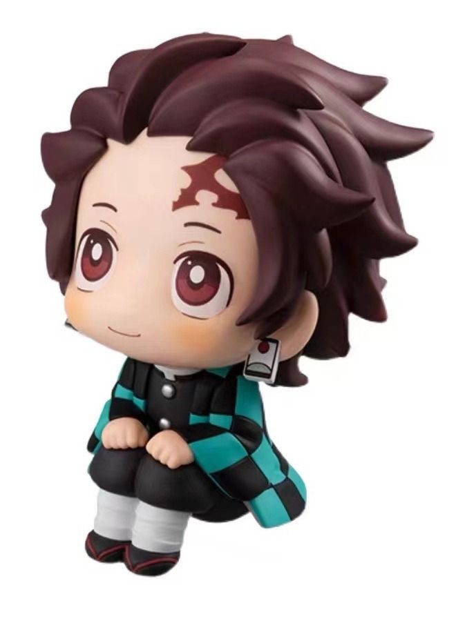 2-Piece Demon Slayer Statue Model Action Figure Toy Collection Set Suitable For Car And Table Decoration - Image 2