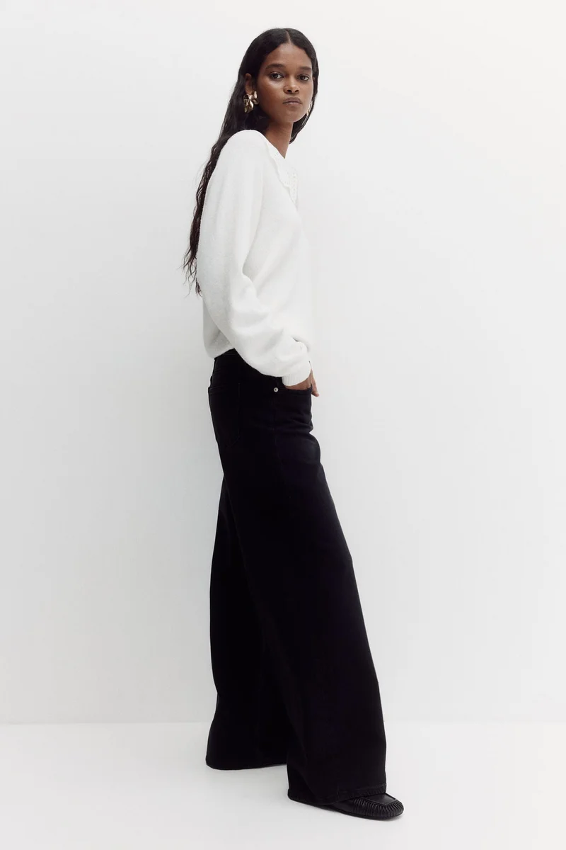 H&M Wide Ultra High Jeans