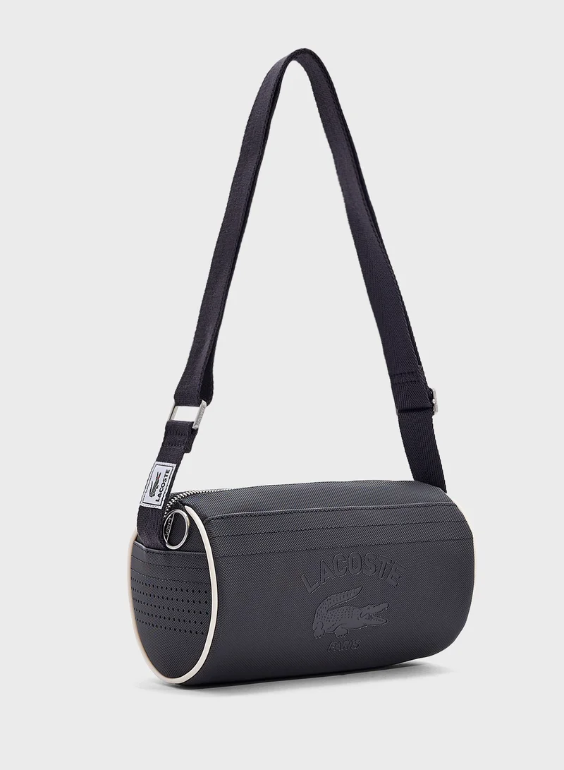 LACOSTE Logo Zip Over Duffel Bag