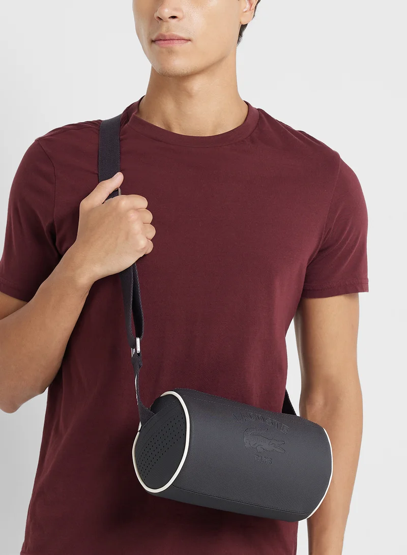 LACOSTE Logo Zip Over Duffel Bag