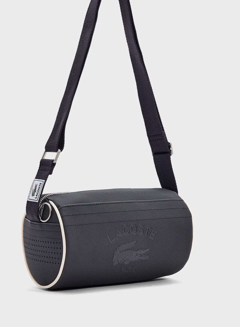 LACOSTE Logo Zip Over Duffel Bag