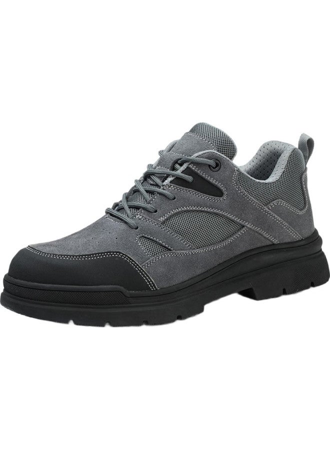 Dinggu Safety Shoes For Men, New Style, All-Season, Odor-Resistant, Anti-Smashing, Anti-Puncture, Steel Toe Cap, Construction Site Safety, 1115Huibu43 - Image 1