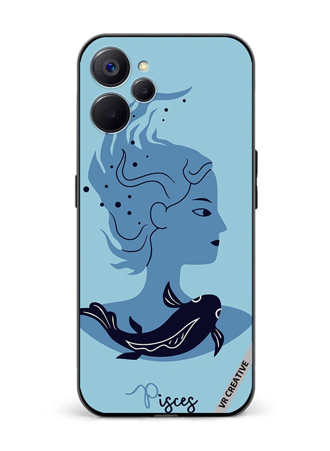 VR CREATIVE Protective Case Cover For Realme 10 5G Pisces Zodiac Sign 2 Design Multicolour - Image 1