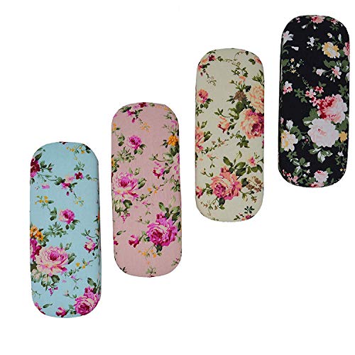 Trusmile™ Premium Trendy Floral Hard Case Spectacle Googles Specs (Black) - Image 4