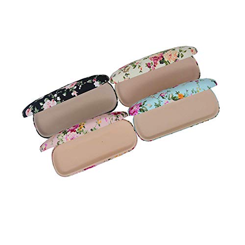 Trusmile™ Premium Trendy Floral Hard Case Spectacle Googles Specs (Black) - Image 3