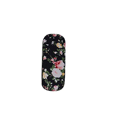 Trusmile™ Premium Trendy Floral Hard Case Spectacle Googles Specs (Black) - Image 1