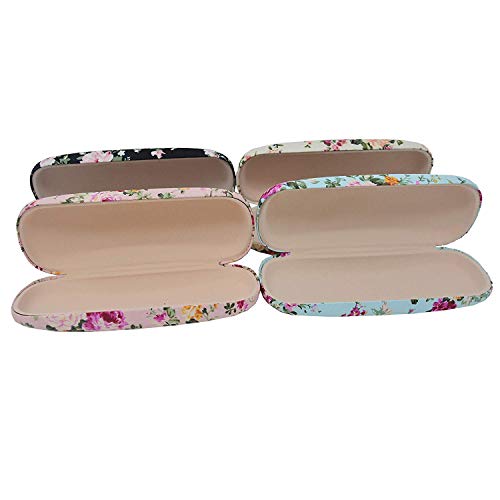 Trusmile™ Premium Trendy Floral Hard Case Spectacle Googles Specs (Black) - Image 2