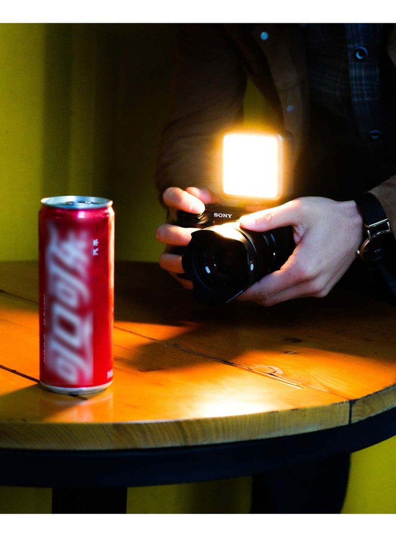 360° Full Color RGB LED Video Light for Vlogging and Photography, Adjustable 2500K-9500K, Portable Rechargeable Ambient Fill Light with Magnetic Adsorption for Cell Phones. - Image 2