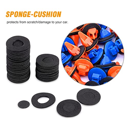 GOOACC 100pcs Fender Flare Clips Compatible for Toyota 4Runner FJ Cruiser Highlander RAV4 Tacoma, Replace 75495-35010 75397-35010 - Image 5