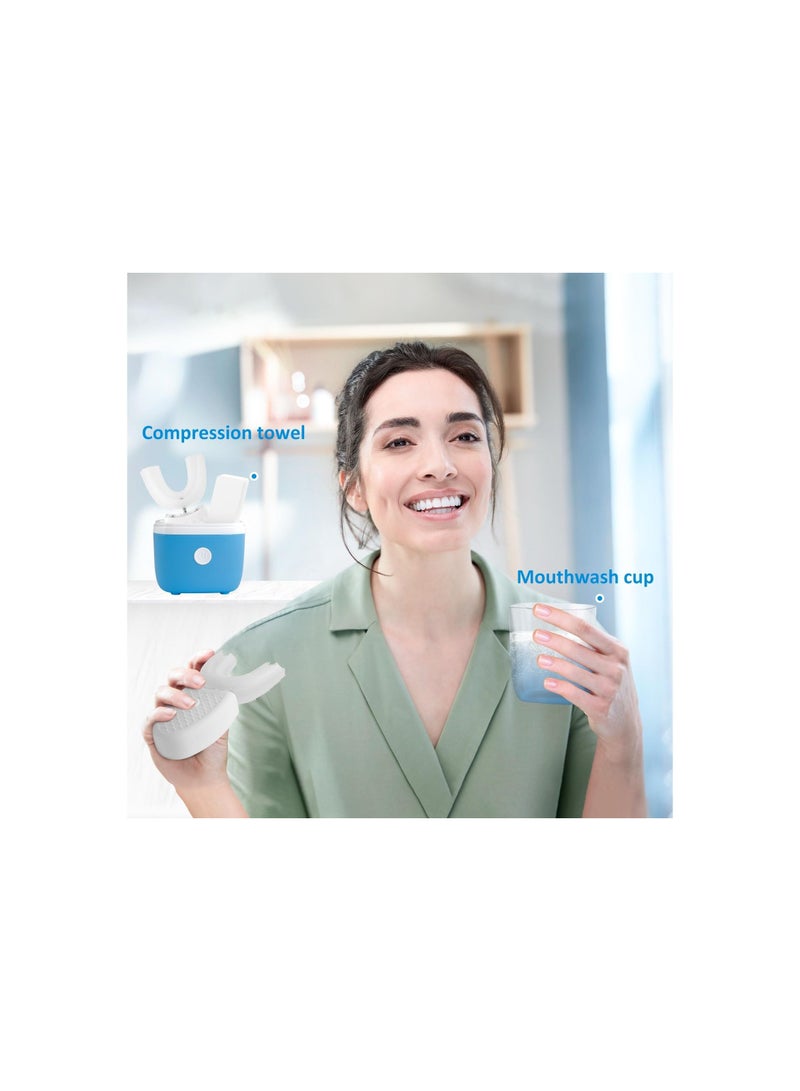 XiuWoo Toothbrush Sanitizer Case, Rapid sanitize Portable, Rechargeable, Timing Functions Travel Cover, Organizer, Case for Bathrooms, Travel, Business Trip - Image 2