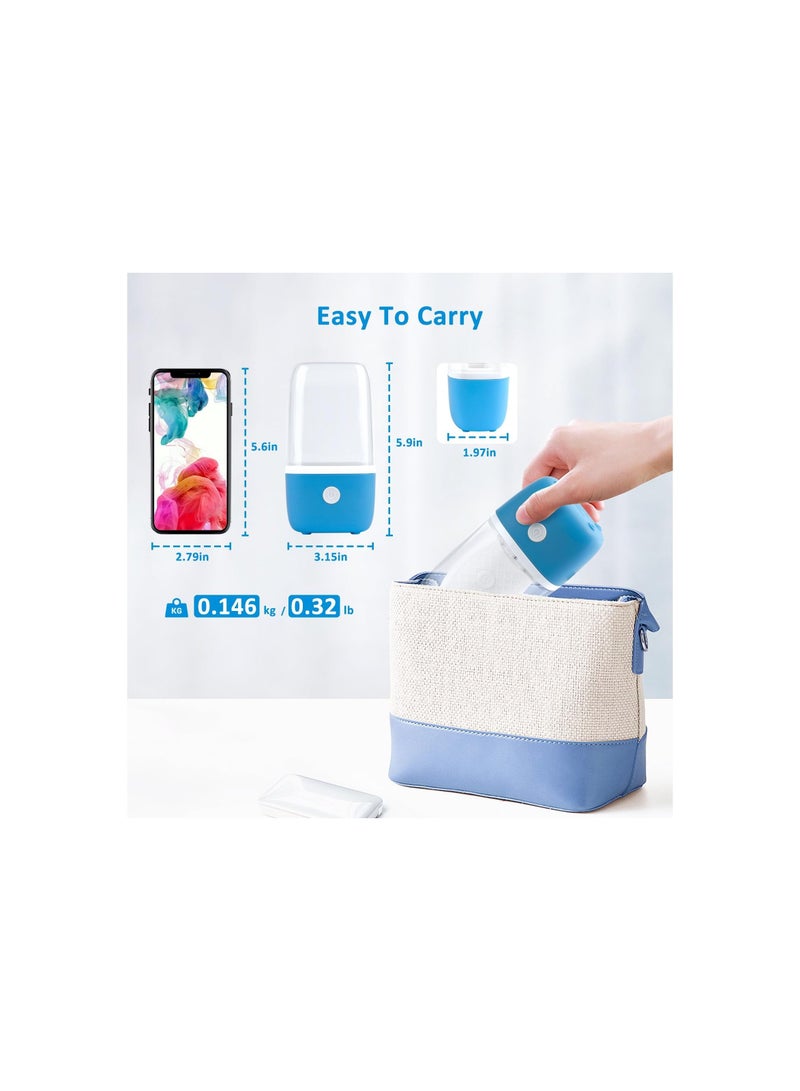 XiuWoo Toothbrush Sanitizer Case, Rapid sanitize Portable, Rechargeable, Timing Functions Travel Cover, Organizer, Case for Bathrooms, Travel, Business Trip - Image 5