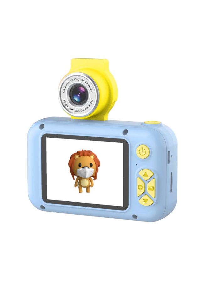Generic Direct Sale 2.4 Inch Screen Children's Camera Portable Graduation Gift SLR Camera HD Digital Camera-Body Color:Blue  - Image 1