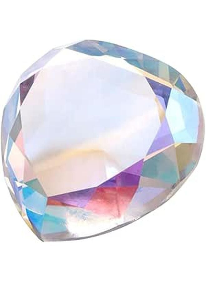 Heart Shaped Crystal Nail Art Hand Model Display Decor Manicure Prop - Image 1