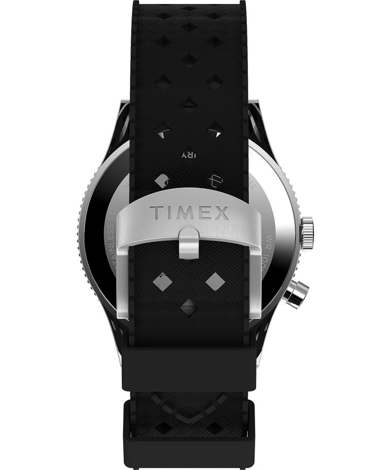 Timex Men's Waterbury Traditional 39mm Watch - Black Strap Black Dial Stainless Steel Case - Image 3