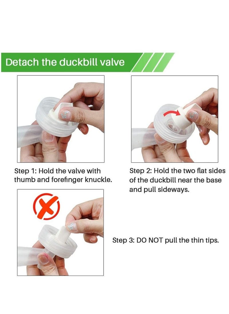 Generic - Backflow Protector Duckbill Valve Compatible for Spectra S1 / S2, Backflow Protector for Spectra Duckbill Valve Replace for Spectra Pump Replacement Parts - Image 1