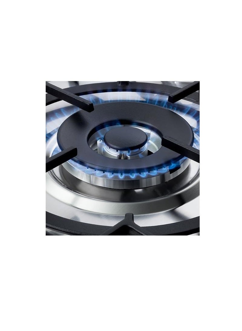 Elba Built in Gas Cooker 75 CM, Stainless Steel, 5 Burners, Front Control, Automatic Ignition -ELIO 75-545(Made in Italy) - Image 4