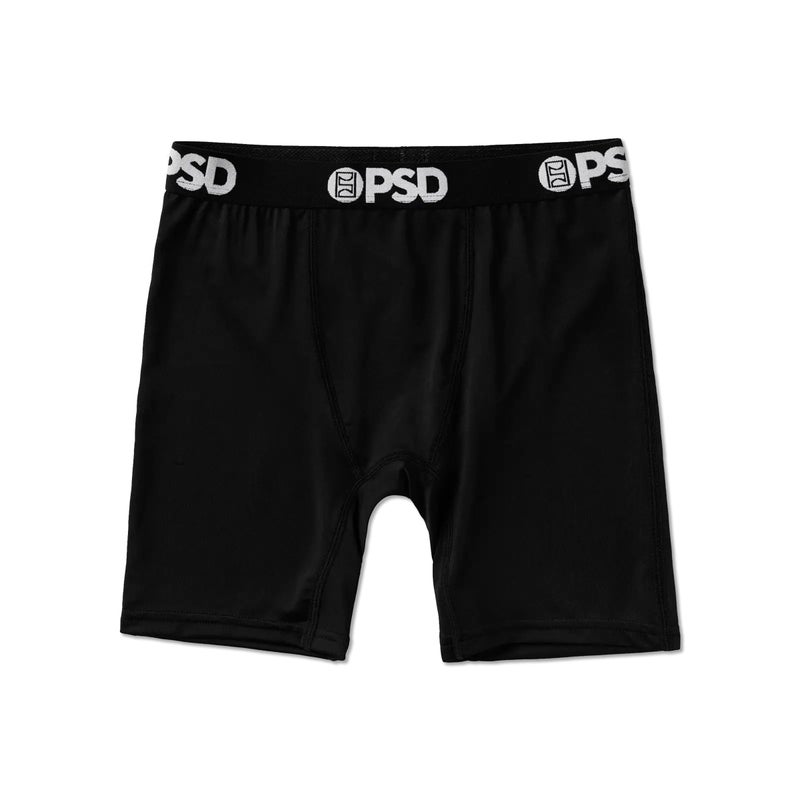 PSD Boys Boxer Briefs â€“ Black Cotton 3-Pack, Comfortable Breathable Underwear for Boys, Boys Underwear Ages 6-16, Medium - Image 3