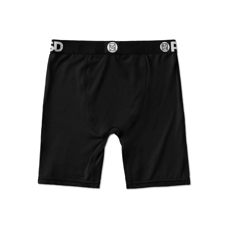 PSD Boys Boxer Briefs â€“ Black Cotton 3-Pack, Comfortable Breathable Underwear for Boys, Boys Underwear Ages 6-16, Medium - Image 2