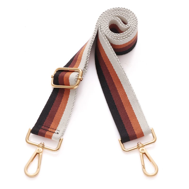 S-Jacorry Purse Strap Replacement Crossbody Wide Shoulder Strap Adjustable Canvas Straps Handbag Strap Replacement Belts - Image 1