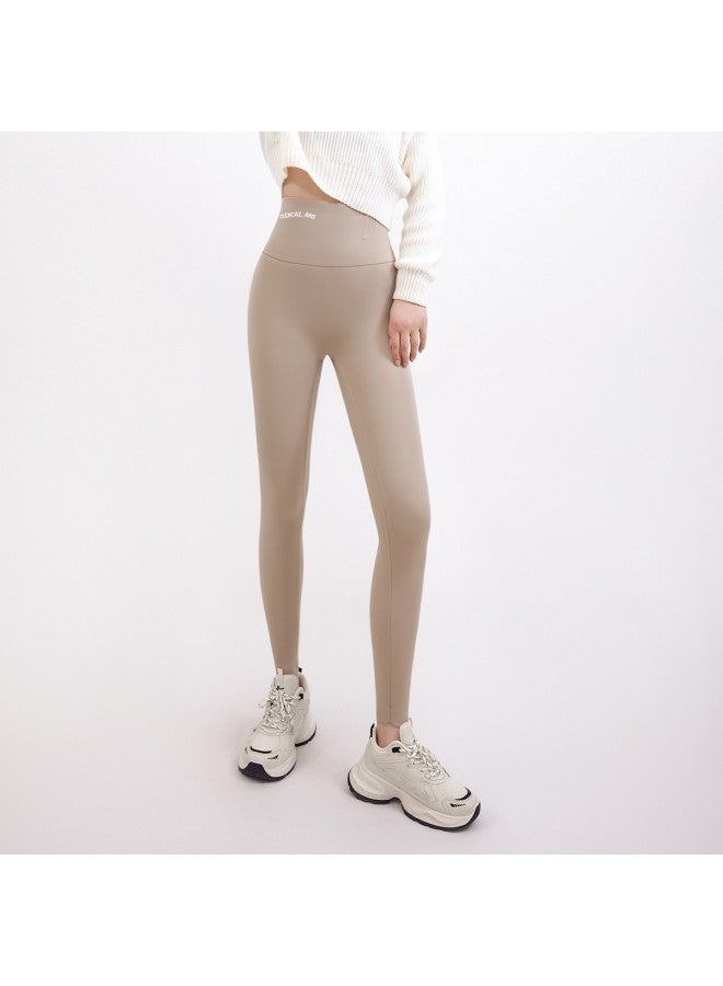 pincai High-Waisted Thin Fleece Barbie Pants, No Visible Panty Line, Basic Versatile Warm Stretchy Slim-Fit Comfortable Base Layer Pants For Autumn And Winter - Image 4