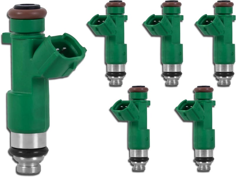 KUIPERAUTO 6Pcs Fuel Injectors FJ1017 16600-JK20A for Nissan and Infiniti - Image 1