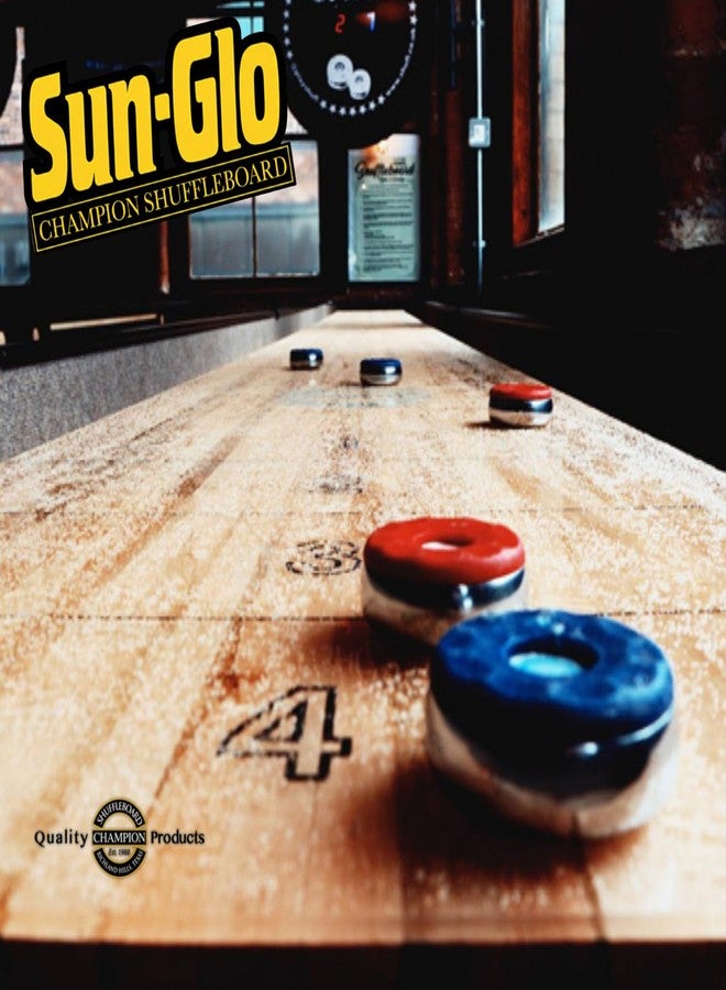 Sun-Glo Speed 7 (Shuffle Alley) Shuffleboard Powder – The Slowest Sand Rating for 9-Foot Tables & Arcade Games – 16 oz Shaker Can (2-Pack) - Image 3