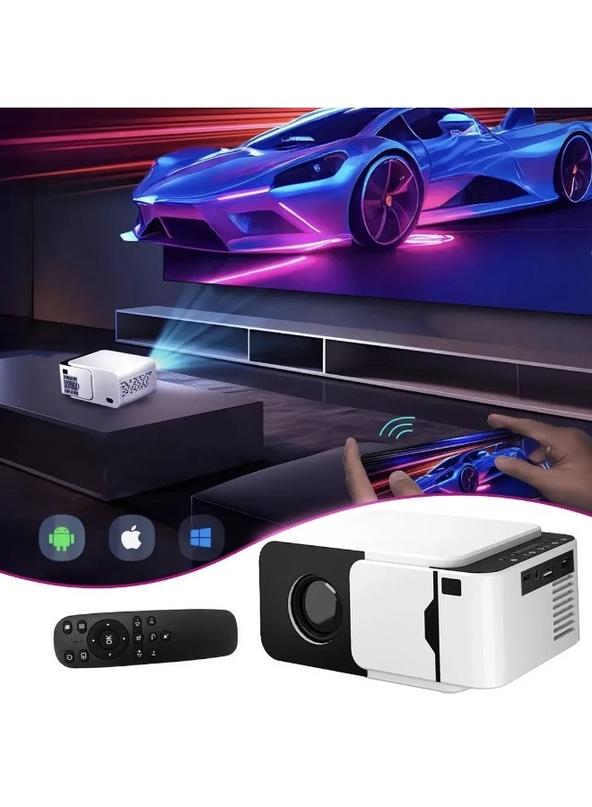 Android Smart Projector with HD Resolution, Wireless Connection and Remote Control  - Image 1