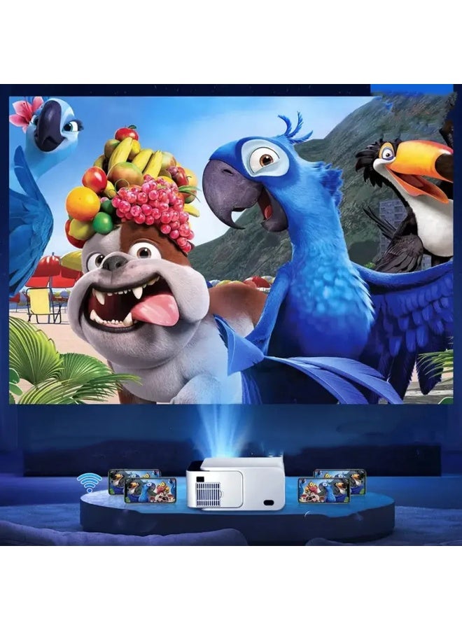 Android Smart Projector with HD Resolution, Wireless Connection and Remote Control  - Image 3