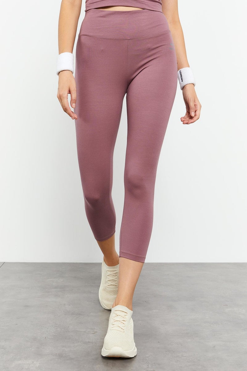 Tommy Life Rose Dusty Women's High Waist Capri-Crop Tank Tights Set - 95284  - Image 3