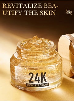 Zozu 24K Gold Hyaluronic Acid Anti-Wrinkle Eye Cream Multi-Effect Eye Cream Moisturizing Eye Protection Anti-Aging  - Image 2
